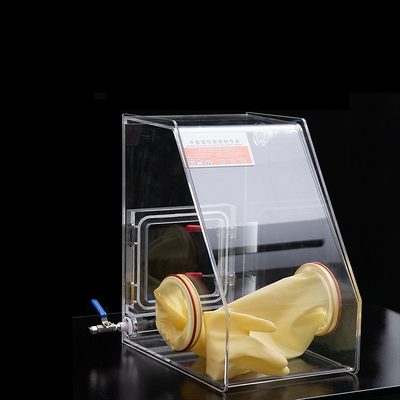 Benchtop Transparent Plexiglass Box With Gloves Vacuum For Lab Research